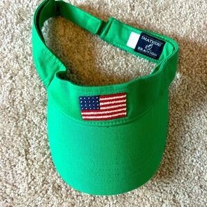 NWOT Smathers & Branson American Flag Visor